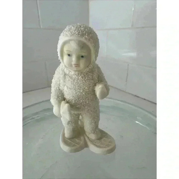 Snowbabies by Department 56 "A Special Delivery" Bisque Holiday Decor (1994) - Picture 1 of 11